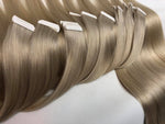 Tape in Hair Extensions 8A Slavic Ash Blond Color