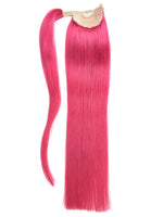 Ponytail Hair Extensions Human Hair Color # Light Lilac