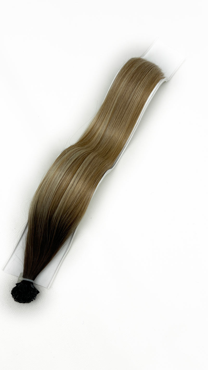Flat Keratin Tip Hair Extensions Human Hair Color #4 - #8N - #1013 OMBRÉ & BALAYAGE