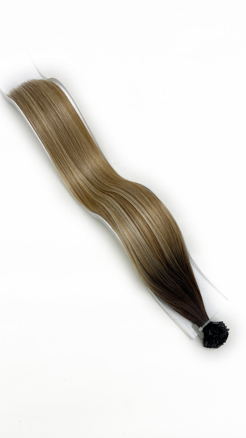 Flat Keratin Tip Hair Extensions Human Hair Color #4 - #8N - #1013 OMBRÉ & BALAYAGE