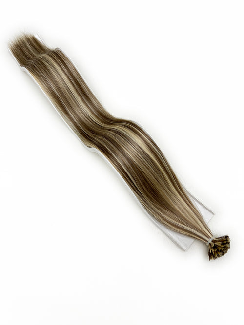 Keratin Tip Hair Extensions Human Hair Color #6A - #60 HIGHLIGHT