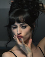 Long Clip in Bangs Human Hair #1B NATUREL BLACK