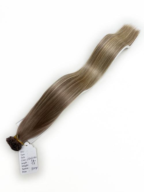 Keratin Tip Hair Extensions Human Hair Color #631-#60-#60-1/3 LOS ANGELES-OMBRÉ-BALAYAGE 