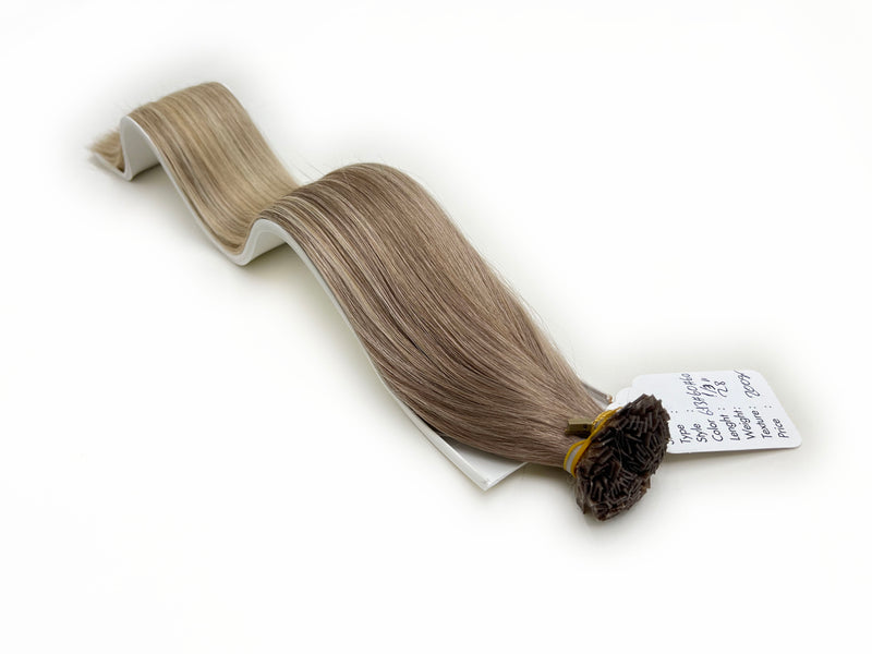 Keratin Tip Hair Extensions Human Hair Color #631-#60-#60-1/3 LOS ANGELES-OMBRÉ-BALAYAGE 