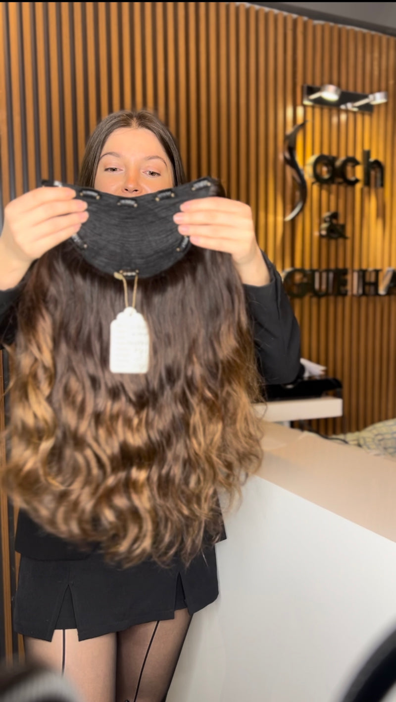 U-CLIP IN HAIR EXTENSIONS #1B -#4 / #1B -#6 - #7 - 1/3 RIO DE JANEIRO - OMBRÉ & BALAYAGE