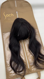 Long Clip in Bangs Human Hair #1B NATUREL BLACK