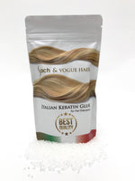 100% Genuine Italian Keratin Glue For Ultrasonic Cold Fusion Hair Extensions