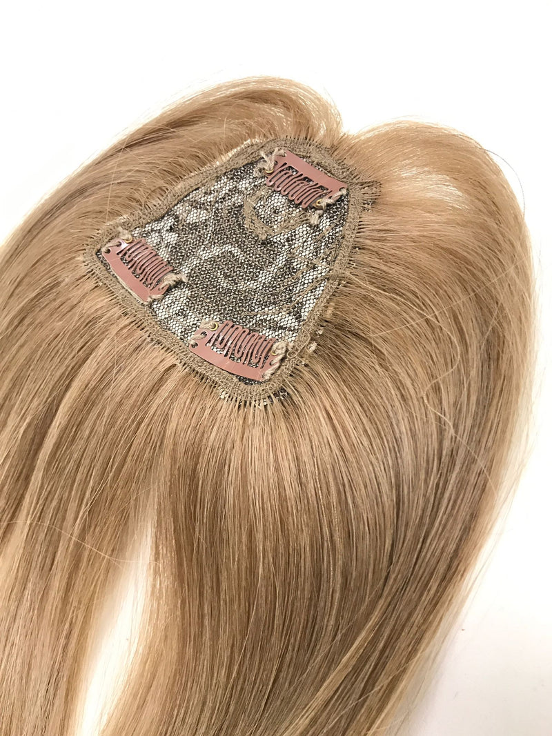 Long Clip in Bangs Human Hair #8A Slavic Ash Blonde
