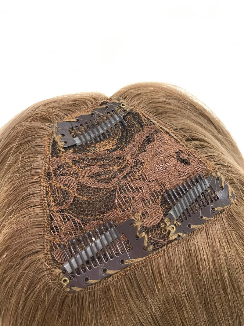 Short Clip In Bangs Fringe Human Hair Color  #7A Slavic Ash Brown