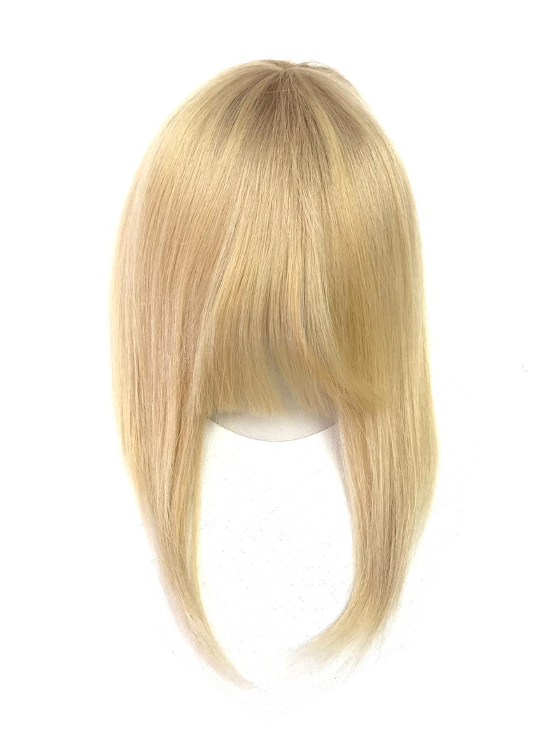 Short Clip In Bangs Fringe Human Hair Color #101 - #613 Norwegian Silk Ombré