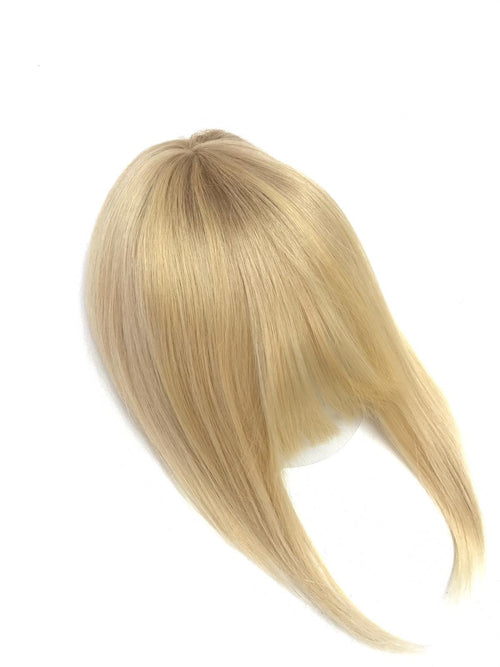 Short Clip In Bangs Fringe Human Hair Color #101 - #613 Norwegian Silk Ombré