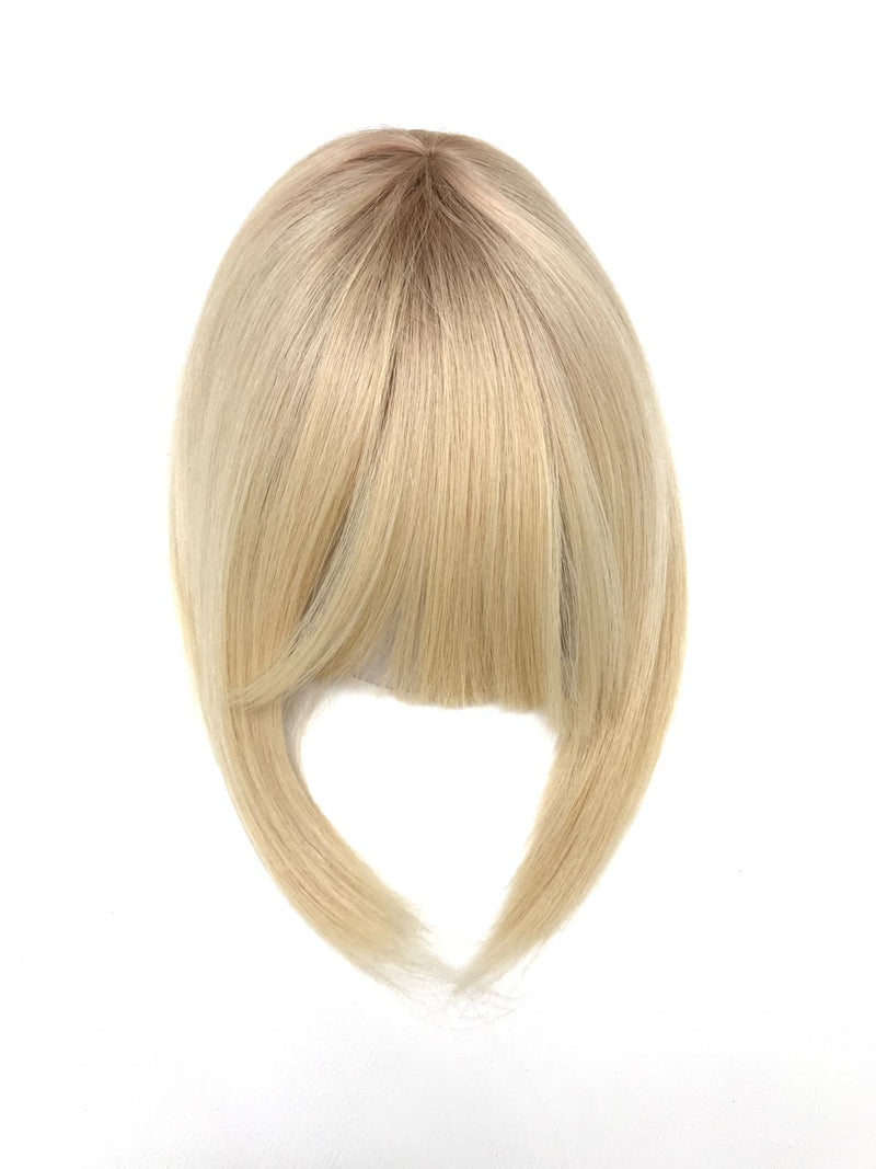 Short Clip In Bangs Fringe Human Hair Color #10 - #60 Ombré