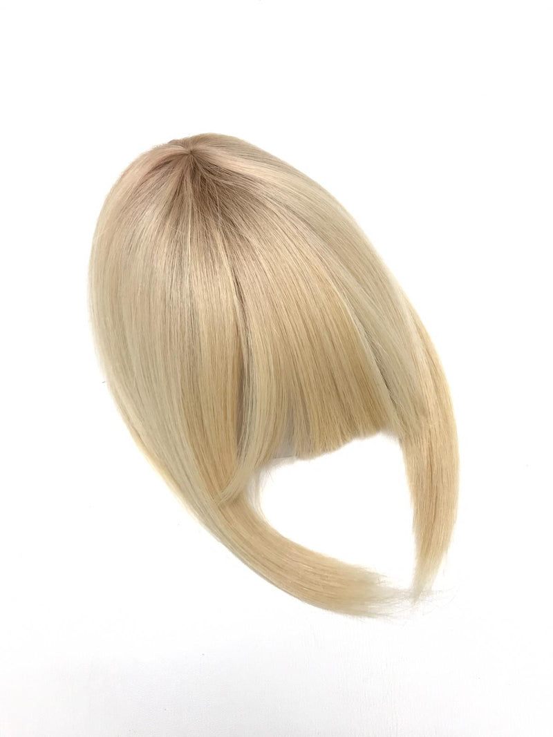 Short Clip In Bangs Fringe Human Hair Color #10 - #60 Ombré