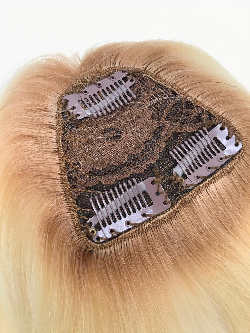 Short Clip In Bangs Fringe Human Hair Color #10 - #60 Ombré