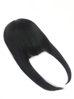 Short Clip In Bangs Fringe Human Hair Color #1 Jet Black