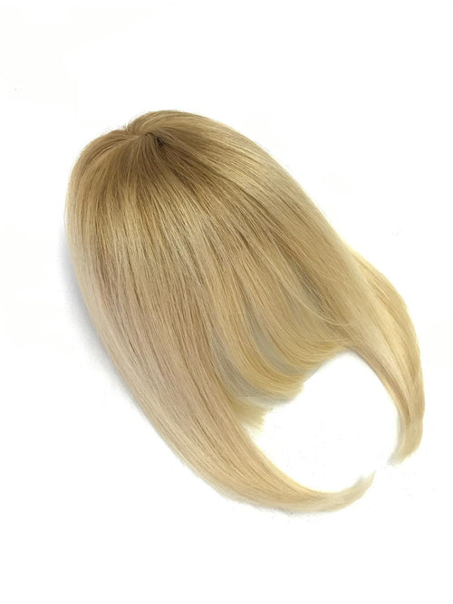 Short Clip In Bangs Fringe Human Hair Color #8 - #22 Ombré