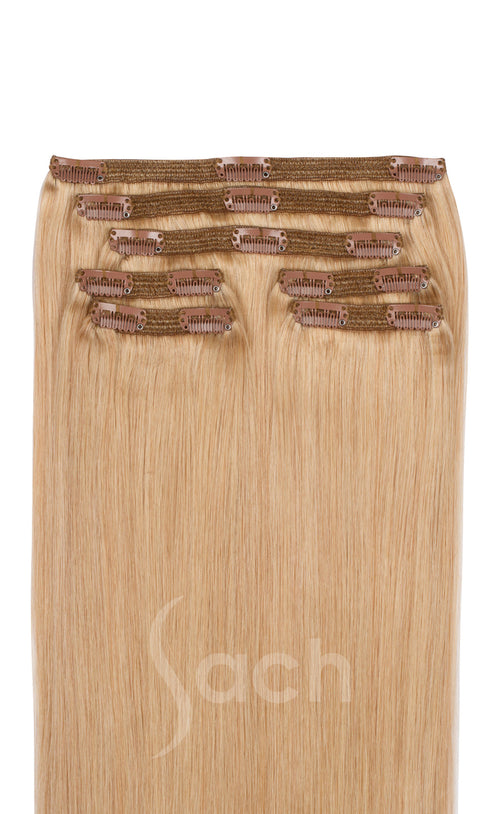 Clip in Hair Extensions Sun Kissed Blond Color 27