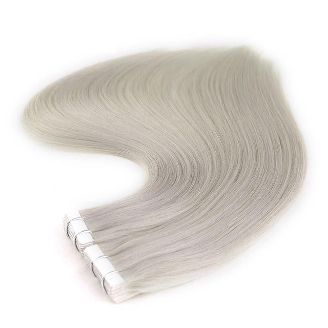 Tape in Hair Extensions Color Silver