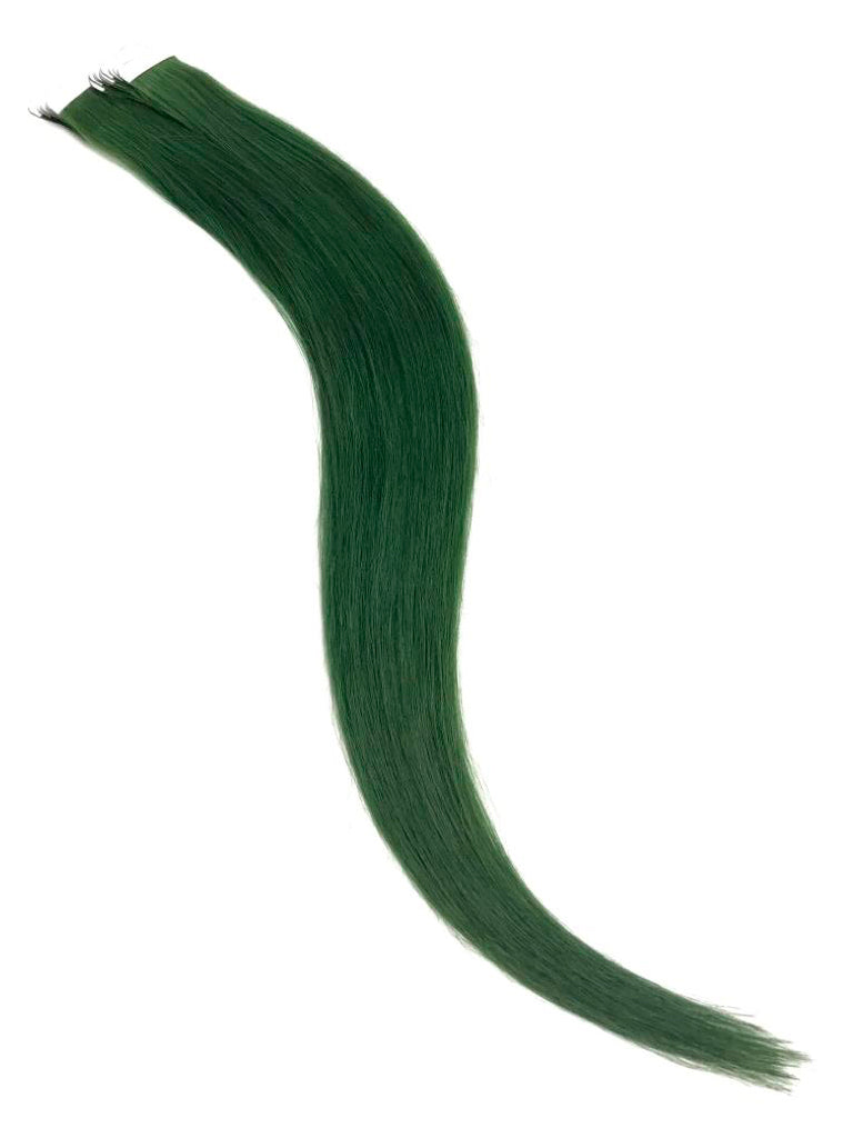 Tape in Hair Extensions Color Green
