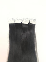 natural color tape in hair extensions