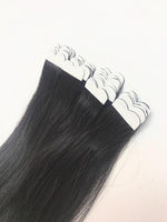 natural color tape in hair extensions