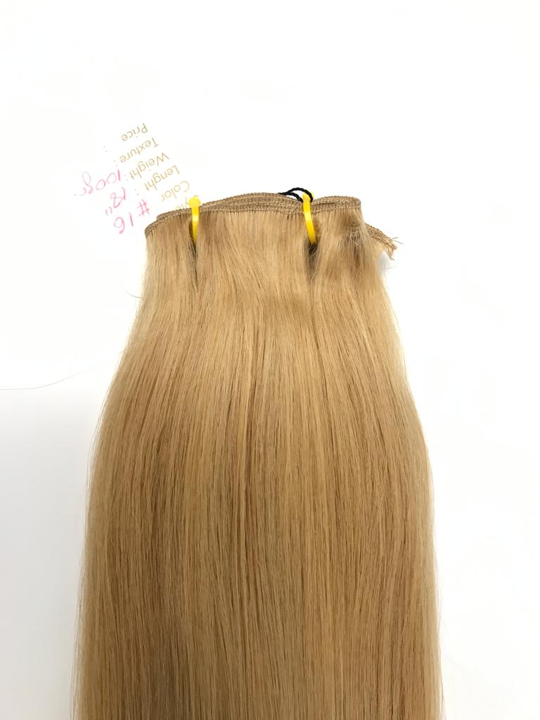 strawberry-blone-weft-hair-extensions