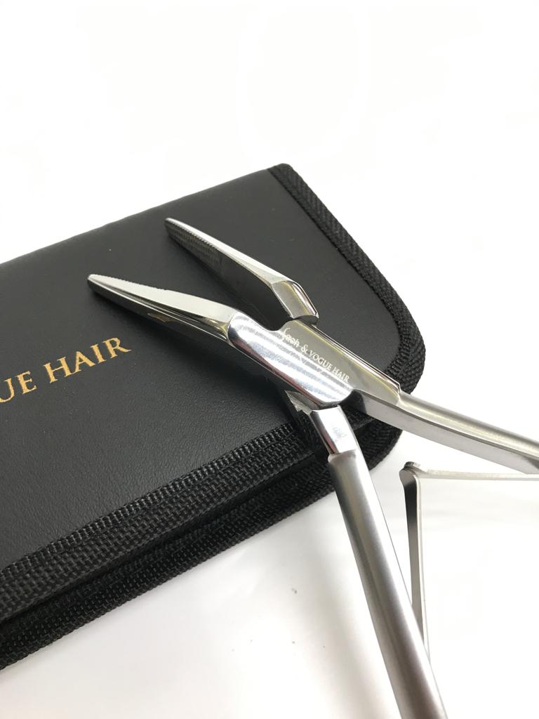 MIRACLE Tape in Hair Extension Pliers, Stainless Steel Hair Pliers