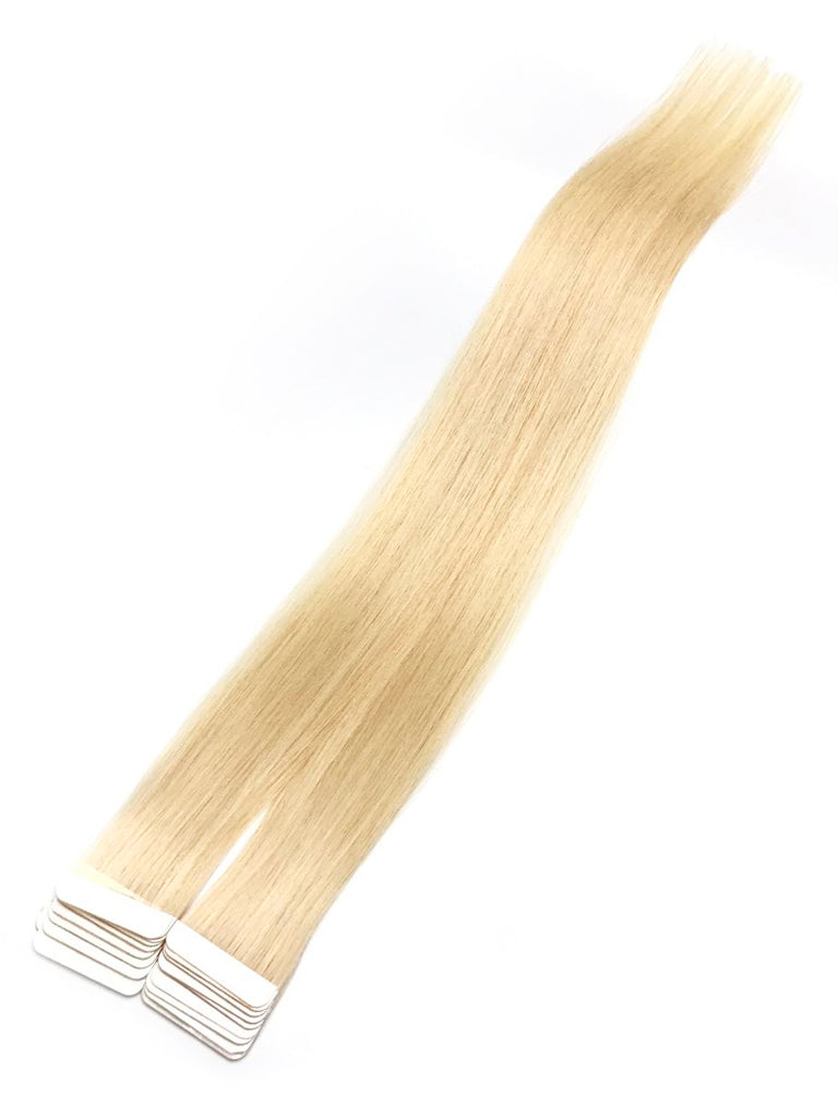 Tape in Hair Extensions Color 60 Vanilla Creme